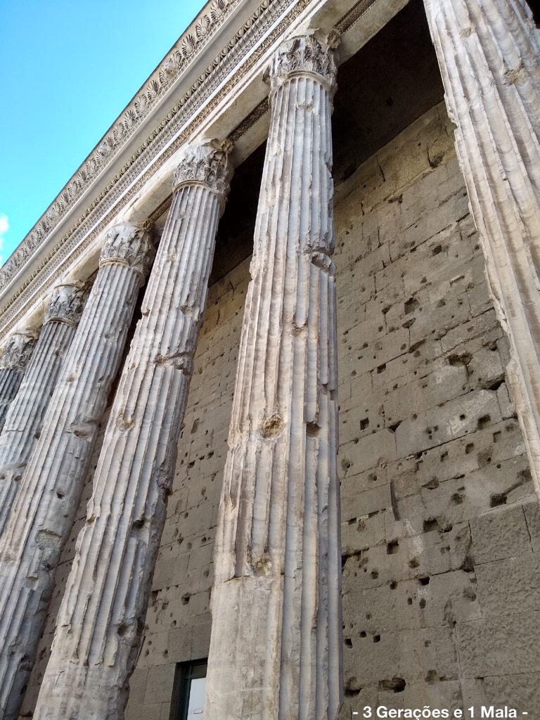 Templo de Adriano - Colunas